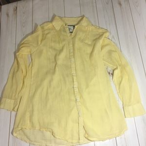 Heritage 1981 Pale Yellow Button up adj. sleeves